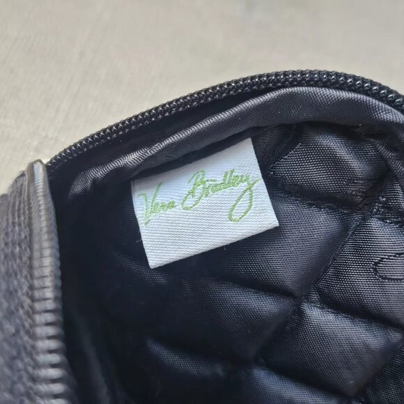 Vera Bradly Women Coin Purse Mini wristlet Wallet Mini Black/White - Picture 7 of 9